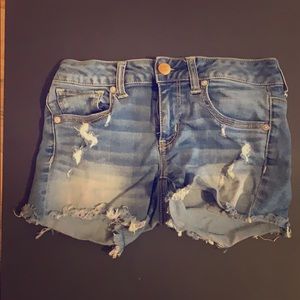 American eagle super stretch shorts